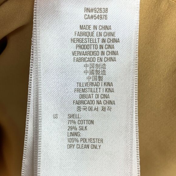 Fossil Silk Blend Striped Sheath Sleeveless Dress Size 6 - Picture 9 of 10